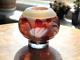 Murano Vase Opalescent Glass Vase Blown Art Glass Contemporary Vase Mcm