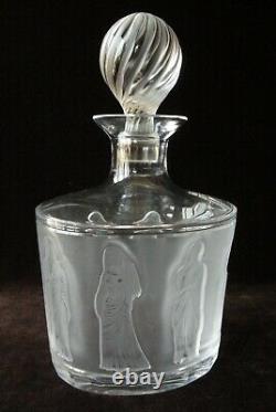 NEWithOLD 1930's SET 6 BLUE OPALINE PORTIEUX VALLERYSTHAL SHERBET GLASSES #2/2