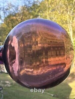 Neopolitan White Opaline Glass Decanter/genie Bottle Vintage