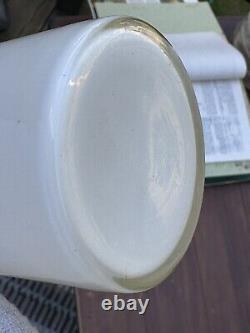 Neopolitan White Opaline Glass Decanter/genie Bottle Vintage
