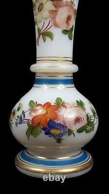 Opal Crystal Baccarat Vase Opaline J. F. Robert Louis-Philippe