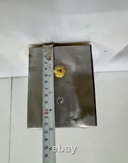 Opaline Glass & Brass Circa Marine Artefact Wall Art Deco Light Fixture Lot of 2