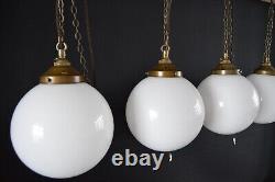 Opaline Globe Sphere Ball Lights 8 Inch Diameter