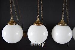 Opaline Globe Sphere Ball Lights 8 Inch Diameter