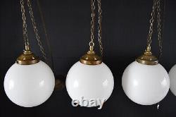 Opaline Globe Sphere Ball Lights 8 Inch Diameter