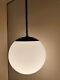 Opaline White Glass Ceiling Lamp Light Fixed Tube Drop Bauhaus Style Art Deco