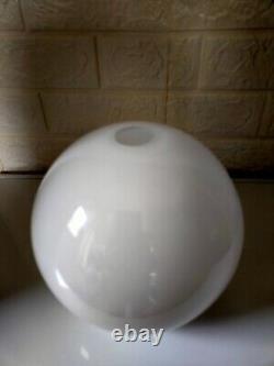 Opaline White glass Ceiling Lamp Light Fixed tube drop Bauhaus style Art Deco