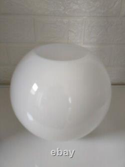 Opaline White glass Ceiling Lamp Light Fixed tube drop Bauhaus style Art Deco