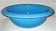 Opaline Glass Bowl, Heavy Brilliant Celeste Blue, Turquiose, 19th C, French, 9