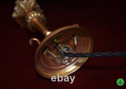 Original 1940s art deco 3 -moulded slip clamshell opalescent glass Odeon light