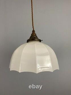 Parachute' Art Deco Opaline Pendant Light (21713)