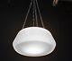 Pendant Light Art Deco Architectural C1930s Plafoniere Opaline Milk Glass Rare