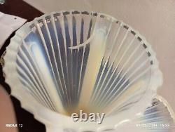 Pierre D'Avesn Rare French Art Deco Opalescent Glass Vase c1930