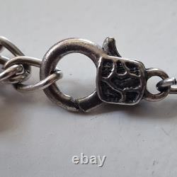RARE Collectable GDYS PARIS Necklace Silver Tone Charms Amethyst Glass Opaline