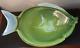 Rare Large Antonio Da Ros Cenedese Murano Green Opaline Art Glass Fish Bowl