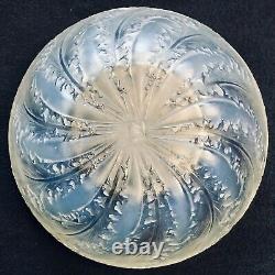 R LALIQUE -CHICOREE- FROSTED & OPALESCENT GLASS CENTREPIECE BOWL DISH VDA No 321