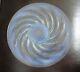R Lalique Blue Opalescent'poissons' Charger 31.5 Cms/12+ Ins In Original Box