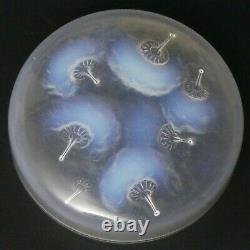 R. Lalique French Opalescent Art Glass'happes' Powder Bowl C. 1930