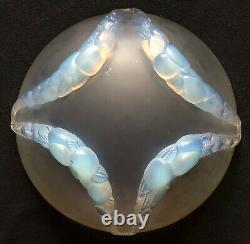 R Lalique -villeneuve- Large Frosted/opalescent Glass Centrepiece Bowl Dish 402