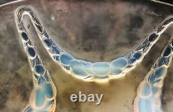 R Lalique -villeneuve- Large Frosted/opalescent Glass Centrepiece Bowl Dish 402