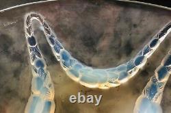 R Lalique -villeneuve- Large Frosted/opalescent Glass Centrepiece Bowl Dish 402