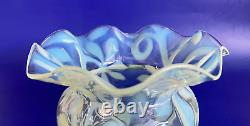 Rare Antique 1890's Richardson Art-Nouveau Opalescent Art Glass Vase