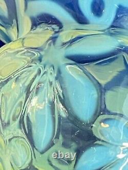 Rare Antique 1890's Richardson Art-Nouveau Opalescent Art Glass Vase
