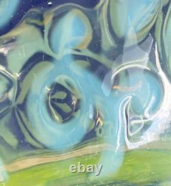 Rare Antique 1890's Richardson Art-Nouveau Opalescent Art Glass Vase