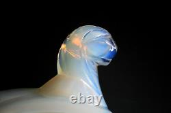 Rare Art Deco Sabino Opalescent Glass Sculpture