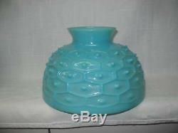 Rare Blue Opalescent Art Glass Gwtw Mikado Design