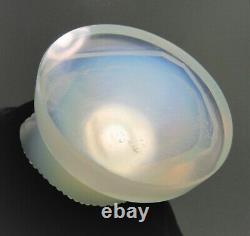 Rare ETLING Art Deco Opalescent Glass Semi Nude Statue c. 1930 Lalique Sabino Era