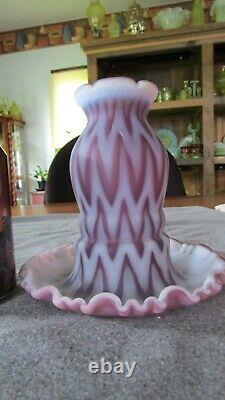 Rare Fenton Grape Opalescent Sculptured Ice Fairy Lamp Limited Edition 2005