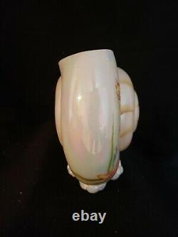 Rare Fenton Opalescent Nautilus Sea Horse Snail Vase 242/250