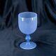 Rare French Opaline Glass Amethyst Violet Blue Purple Goblet Vintage