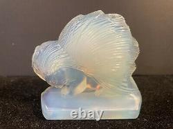 Rare Sabino France Porcupine Figurine Opalescent Art Glass Perfect & Adorable