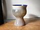 Rare Vintage Art Glass Vase Murano Style Sculpture Vase Opalescent Blown Glass
