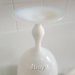 Rare vtg Rupel Boom opalescent art glass jar apothecary hand blown 1960s Belgium