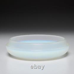 Rene Lalique Art Deco Nouveau Opalescent Blue Bowl Vanity Dresser Box NO LID