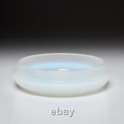 Rene Lalique Art Deco Nouveau Opalescent Blue Bowl Vanity Dresser Box NO LID