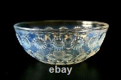 Rene Lalique Aster No. 5 Opalescent Glass Bowl