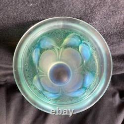 Rene Lalique (France) Ceylan Vase 1924- Opalescent Green Patina 9.5in with Box