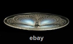 Rene Lalique Glass Coquilles Pattern Opalescent Plate Art Deco c1924 Nr 3011