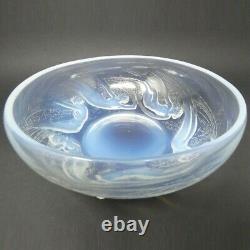 Rene Lalique Glass Opalescent Ondines Bowl