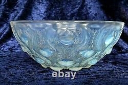 Rene Lalique Opalescent Bulbes Bowl, signed R Lalique France