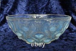 Rene Lalique Opalescent Bulbes Bowl, signed R Lalique France