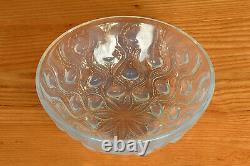 Rene Lalique Opalescent Bulbes Bowl, signed R Lalique France