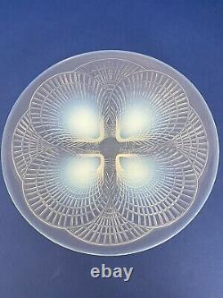 Rene Lalique Signed Coquilles Assiette 3001 No1 Opalescent Plate Glass France