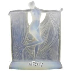 René Lalique'Suzanne' Opalescent Glass Statuette