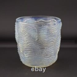 Rene Lalique opalescent Dauphins vase C1932