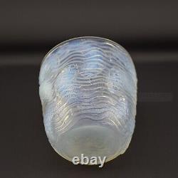 Rene Lalique opalescent Dauphins vase C1932